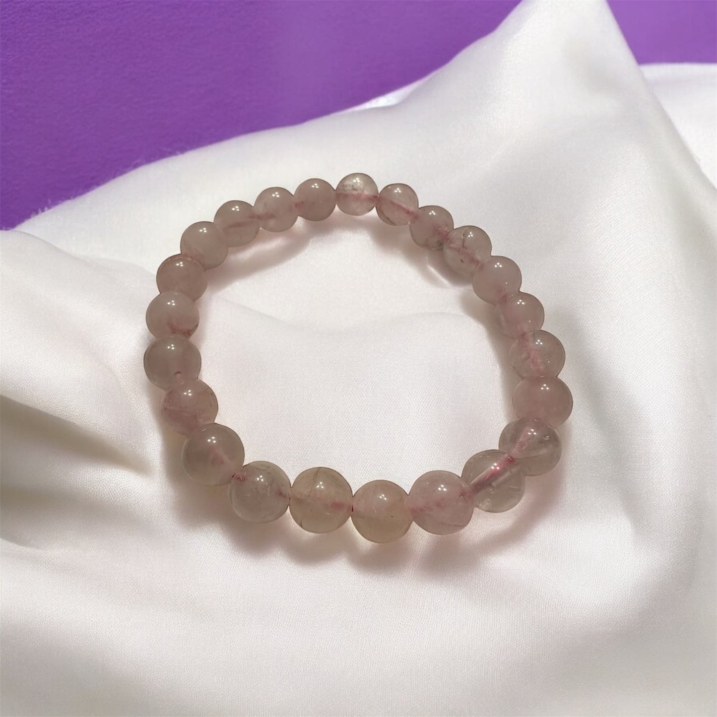 Rose Quartz Healing Crystal Bracelet